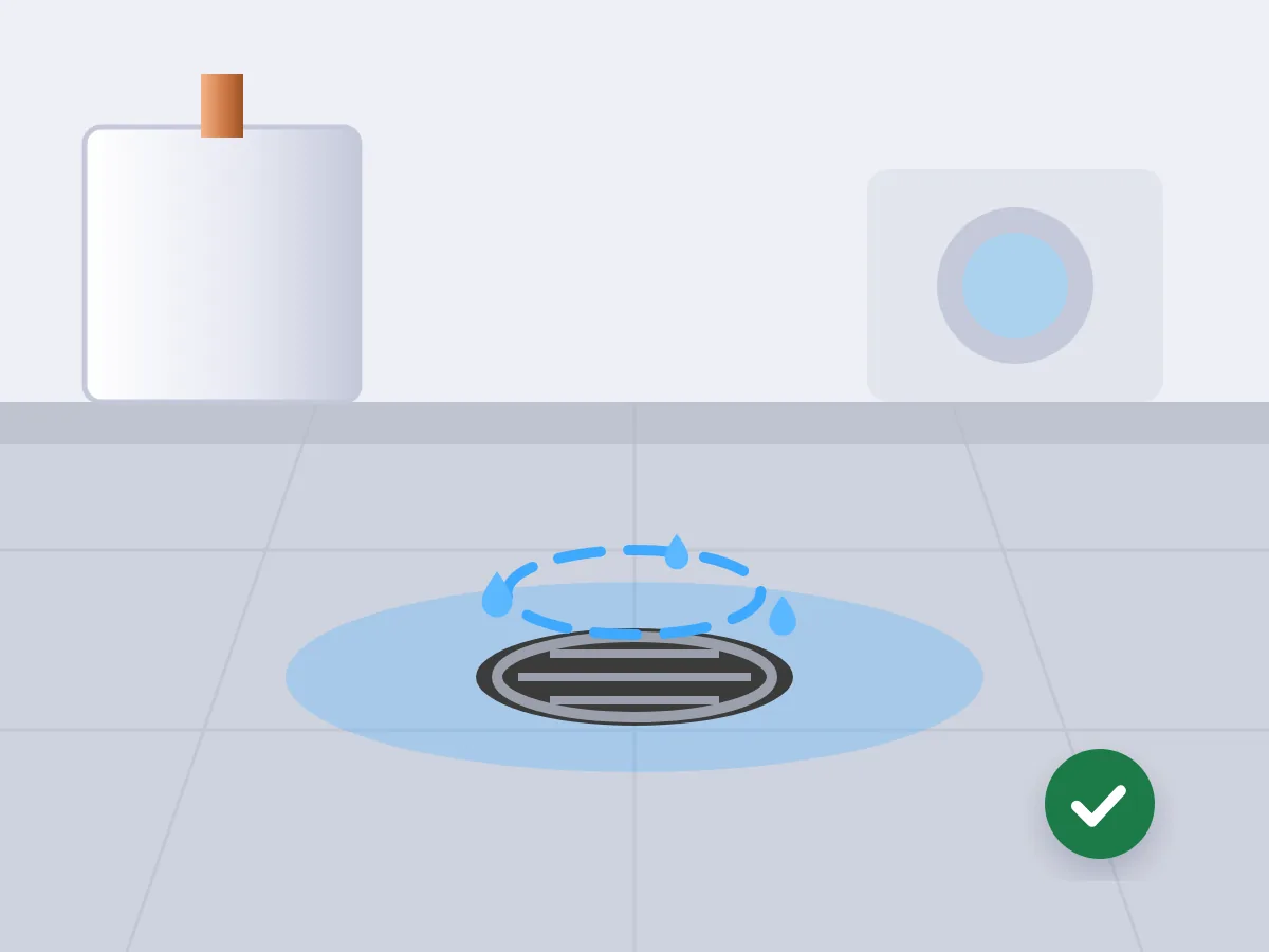 Illustration: Floor Drain Cleaning